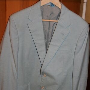 1980s Palm Beach Blue Blazer